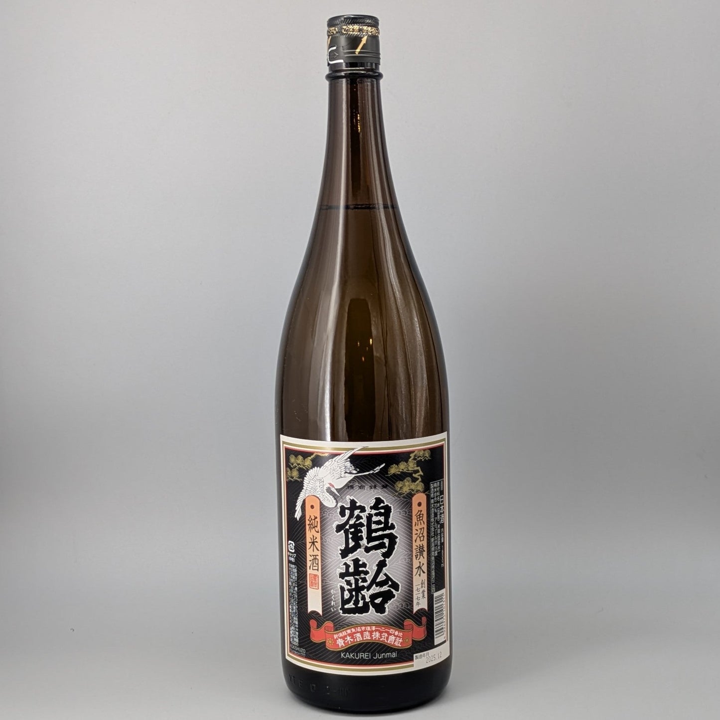鶴齢 純米酒 1800ml