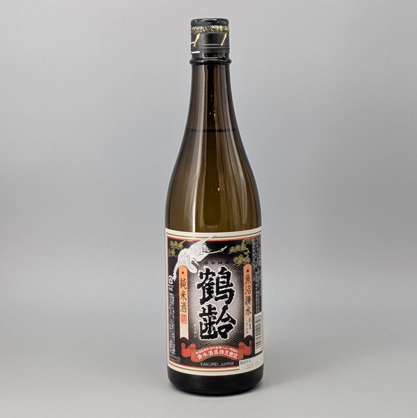 鶴齢 純米酒 720ml