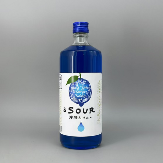 ＆SOUR（アンドサワー） 沖縄んブルー　720ml　(レモンサワーの素)