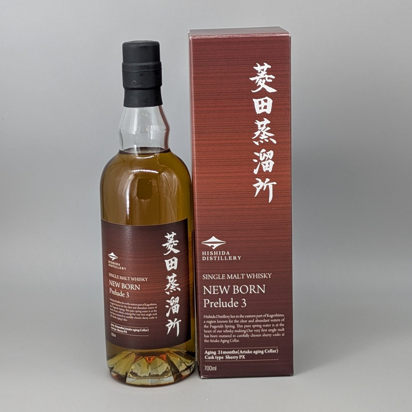 菱田蒸溜所 シングルモルトウイスキー NEW BORN Prelude 3 700ml