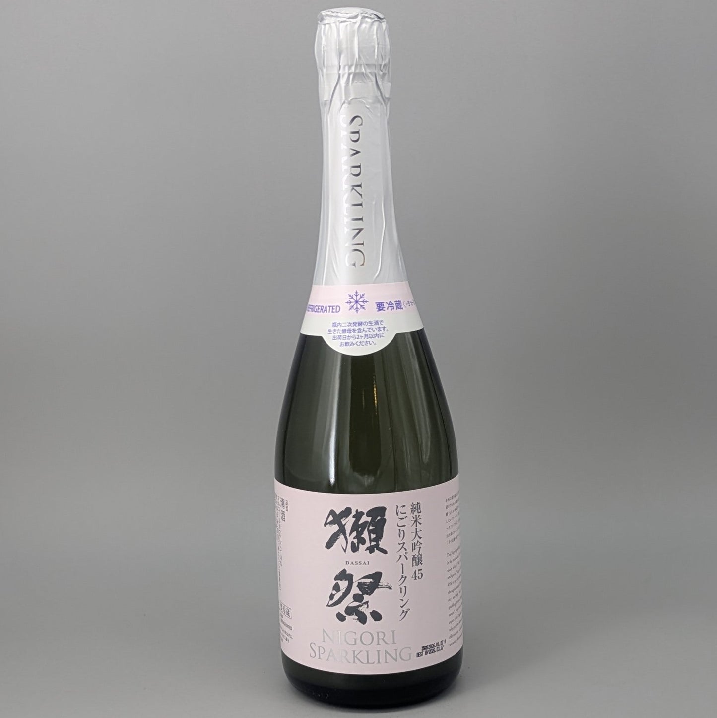 獺祭 純米大吟醸45%ｽﾊﾟｰｸﾘﾝｸﾞ720ml