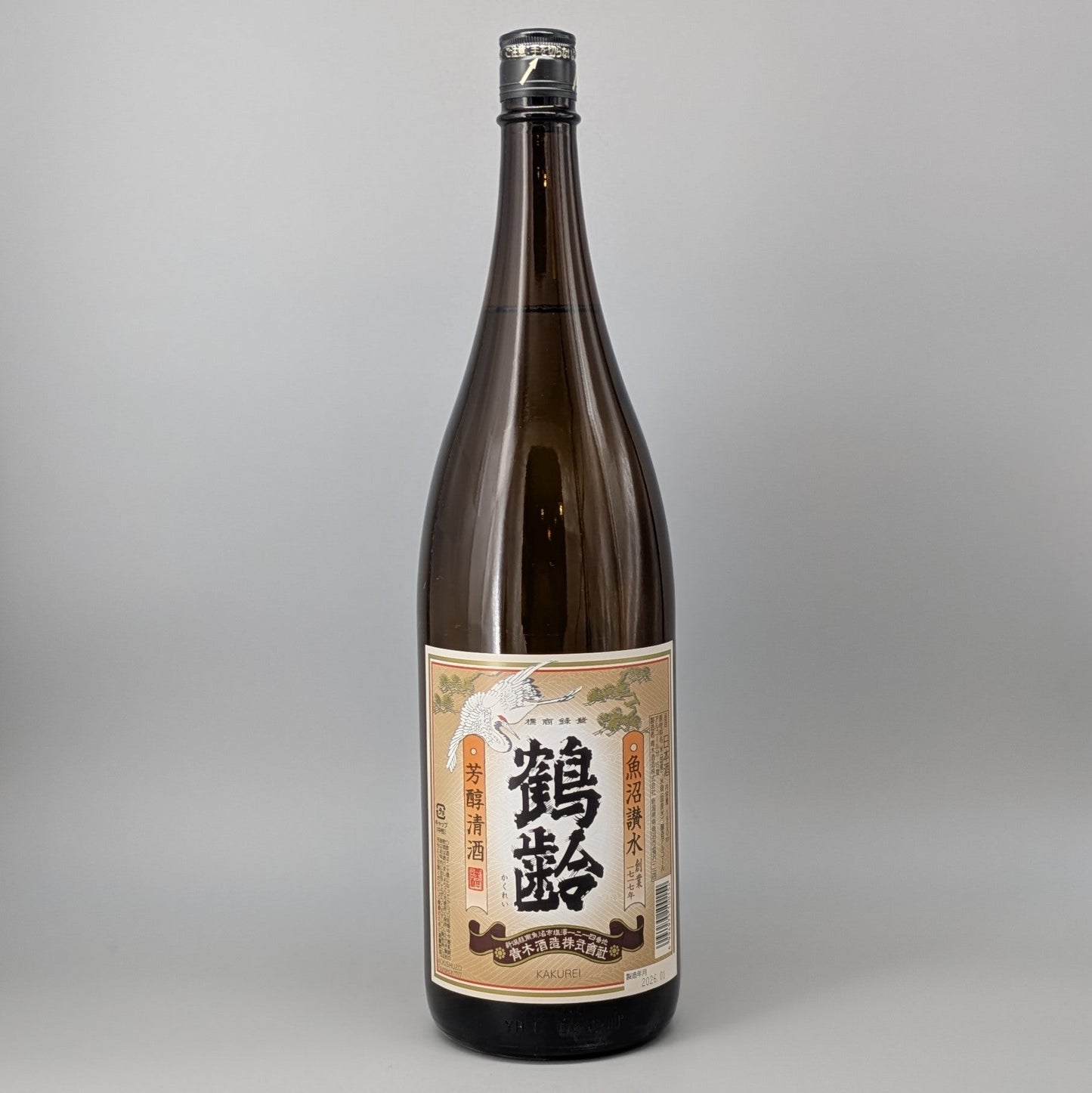 鶴齢 芳醇清酒 1800ml