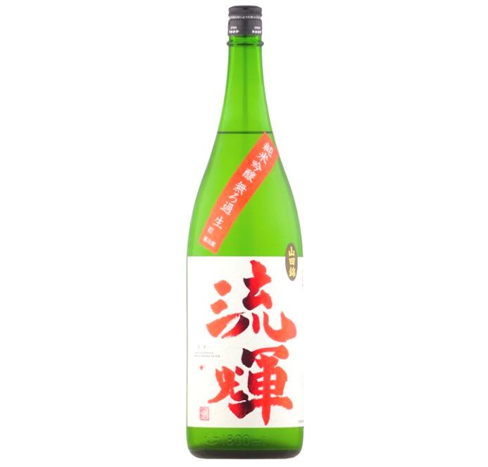 流輝 純米吟醸 山田錦(赤) 1800ml